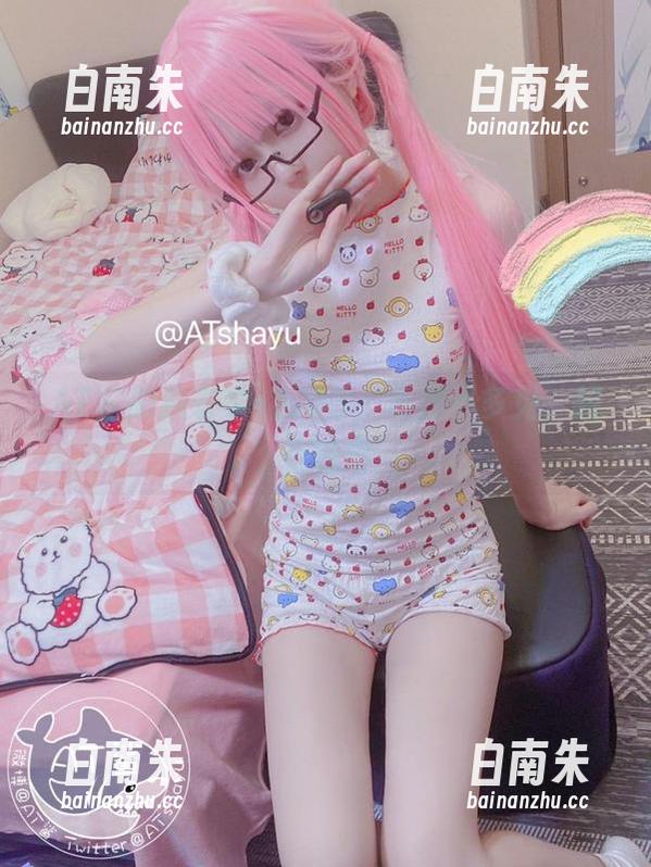 AT鲨的麻衣学姐COS，资源不多见，超有意思-白南朱