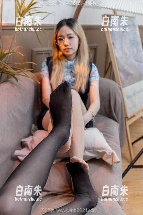 BoBoSocks袜啵啵 - 焦糖的“无圣光”美学：薄白丝（脚尖加固款）在花絮中熠熠生辉-白南朱