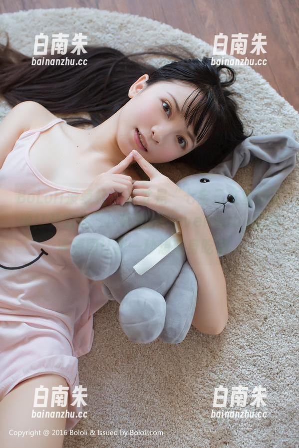 BoLoli菠萝社 - 这才是“七宝三文鱼的正确打开方式”！柳侑绮Sevenbaby的高清原图让我一秒想变身吃货。-白南朱