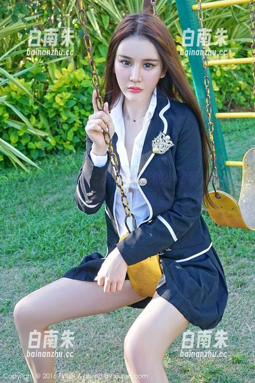 Feilin嗲囡囡 - 不用圣光的小蛮妖yummy，光靠这身体操服赢了美图-白南朱