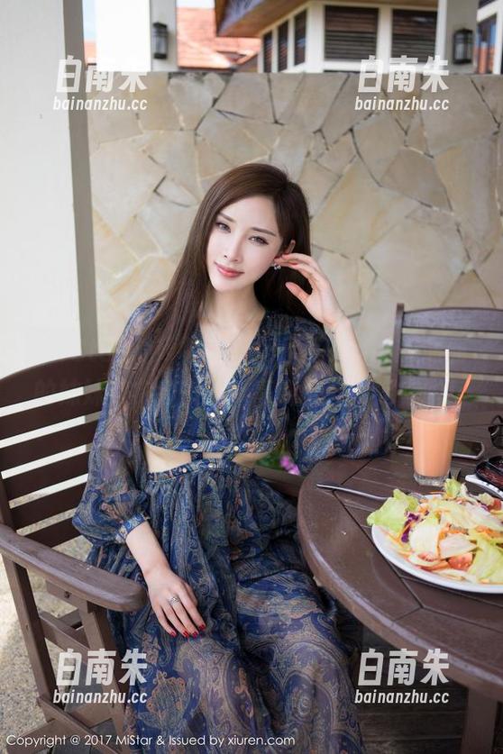 MiStar魅妍社 - 别问了，Ashely丽丽的妹妹其实会发光，高清套图搞定你啦！-白南朱