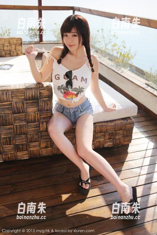 MyGirl美媛馆 - 把“死库水”穿在身上，Ellie艾栗栗的套图，让你想潜下去！-白南朱