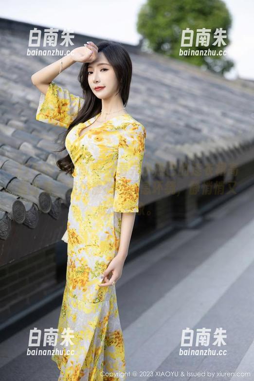 XIAOYU语画界 - 看完小热巴的连衣裙高清合集，我仿佛被这气息环绕，静悄悄又让人想象。-白南朱