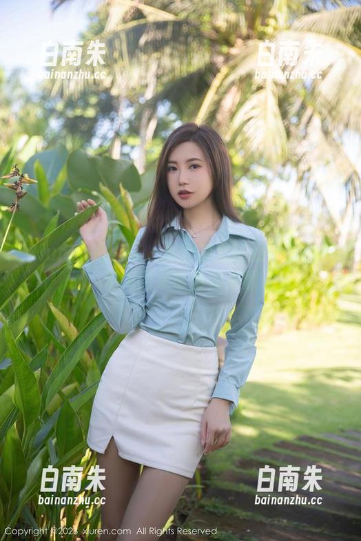 Xiuren秀人网 - 职业装里的奶茶味的包子，定制图集等着你来翻阅哦-白南朱
