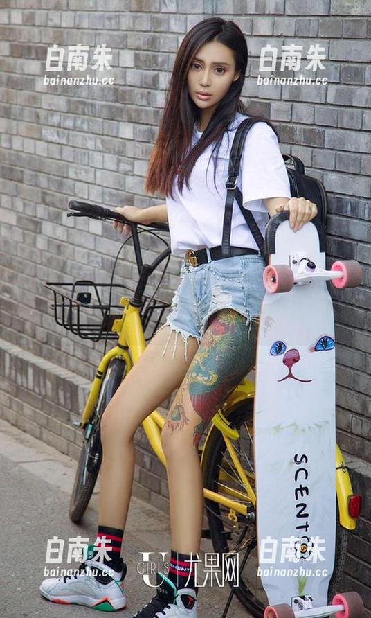 尤果网爱尤物 - 私拍内衣个人展：可爱多的套图，分明是在撩我。-白南朱