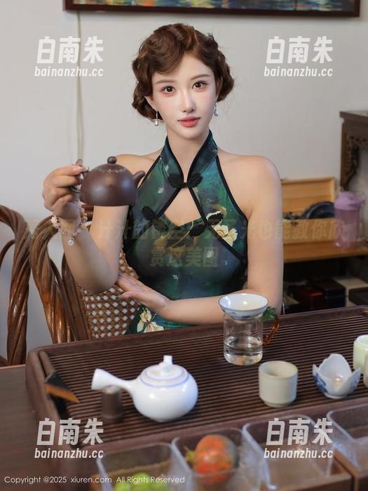 秀人网 - 汁汁的镂空：无圣光也能教你欣赏这美图-白南朱